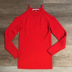 Like New Trina Turk Cold Shoulder Sweater Size- Medium